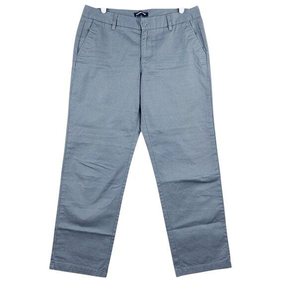 Lands' End Women Lead Color Casual  Pants Sz 10 Straight Leg Mid Rise No stretch - Picture 1 of 12